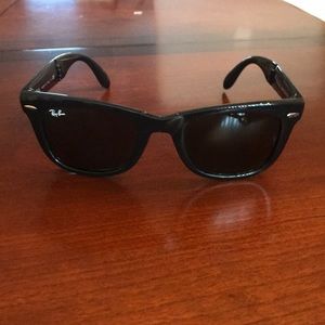 Rayban folding wayfarer sunglasses